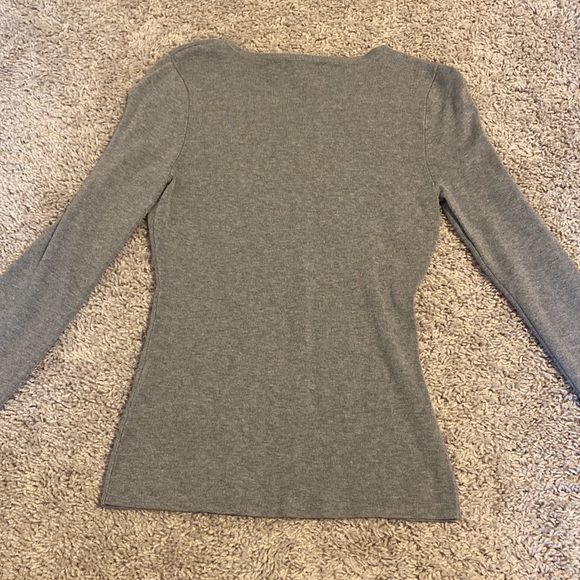 White House Black Market Sweater, Grey, Size: S - Picture 3 of 5